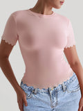 Dili Yoga Clothes Movement Solid Color Slim Slimming T-Shirt For Women 2025 Summer