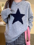 Dili Vacation Round Collar Simple Long-Sleeved Wool Knitting Sweater Women's 2025 Autumn And Winter