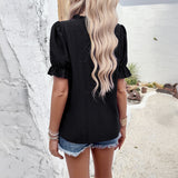 Dili Leisure Vacation Short Sleeve T-Shirt T-Shirt Shirt Women's Winter 2025