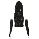 2025 Summer New Women's Solid Color Body Open Umbilly Street Fashion Hoodless Sleeve Vest Woman 68HZ