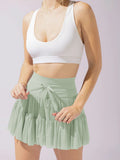 Women's Half-Dress Skirts Anti-Walking Summer New High-Waisted T-Shirt With Mesh Yarn Bony Skirts Babes