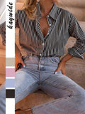 Dili Casual Fashion Long-Sleeved Open-Sleeved Shirt Women's Shirt Women's Clothing 2026 Summer