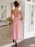 Dili Leisure Vacation Suspension High-Lend Dress Dress Women's Dress 2025 Spring And Summer
