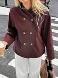 Dili Leisure Vacation Style Button Long Sleeve Women's Women's Clothing 2025 Autumn And Winter