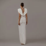 2025 Quash New Fashion Design Tight Body Slim Dress Temperament Sexy Bag Hip Dress