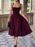 Dili French Temperament Elegant Sling With Joint Skirt Women's Dress 2025 Summer