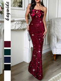 Dili Elegant Evening Dress With Chest Sexy Dress Dress Women's 2025 Autumn And Winter