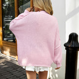 Dili Leisure Long-Sleeved High-Necked T-Shirt Sweater Women's Clothing 2025 Autumn And Winter