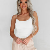 Women's New Knitted Pure Desire Sling Vest With Threaded Hottie Y2K Top Wear