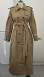 New Fashion With Autumn Temperament Hooded Belt Thin Design Windwear