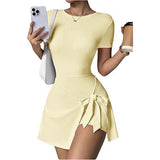 2025 New Explosion Thread Pit Strip Repair Short Long-Sleeved Square T-Shirt Girl