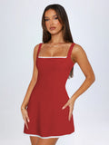 French Hepburn Lace Lace Lace Lace Lace Dress Women's Sexy Pure Desire To Repair High-End Sling Skirt