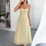 Dili Leisure Vacation Small Slings With Long Dress Dress Women's Dress 2025 Spring And Summer