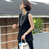 London Street Repair Single-Drained Vest Early Spring Folding Coat Commuter Put On Top