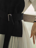 Korean Literature And Art New Women's Casual Temperament Suit Loose Irregularly Take Two Sets