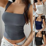 Dili 2025 Spring And Summer Coat Vest Women's Y2K Solid Color Sexy Hot Girl Umbilical Short