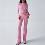 Dili 2025 Autumn And Winter Y2K Casual Sports Style Long-Sleeved Top With Trousers Suit Woman