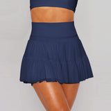 Women's Clothing 2025 Summer Sweet Spicy Half Skirt Anti-Light Safety Pants High Waist Half Dress