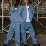 Star Embroidered Jeans High Street Men And Women Y2K Harajian Hung-Hangssy Loose Casual Pants 68HZ