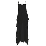 2025 Spring New Women's Pure Color Repair Height Waist Fashion Tie Tie Dress Women 68HZ