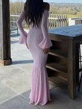 Dili Y2K Taut Long-Sleeved Dress Dress Women's Dress 2025 Autumn And Winter