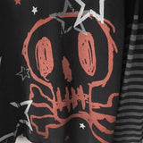 Abyssipunk Millennium Printed Long Sleeve Two T-Shirts Y2k Harajuku Rock Loose Casual Spice Girl T-Shirt 68HZ