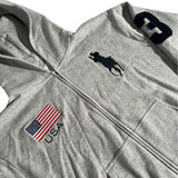 Embroidery Sticker Hoodie Men's High Street Small Design Hooded Dress Loose Coat Tide 68HZ