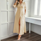 Dili Casual Holiday Style Long Sleeves Long Sleeve Dress Dress Women's Dress 2025 Autumn And Winter