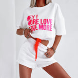 2025 Spring/Summer Fashion Sport Two-Sleeve Shorts Set Of Shorts 68HZ