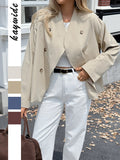 Dili Leisure Vacation Style Button Long Sleeve Women's Women's Clothing 2025 Autumn And Winter