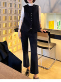 Multi-Season Wear Exquisite Suit 30% Wool Single Buckle Hair, Vest + Nine Trousers Smart Wear