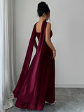 Dili Elegant High-Grade Braid Long Dress Dress Women's Dress 2025 Autumn And Winter