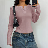 Dili Y2K Hottie Style Long-Sleeved Vest T-Shirt Women's Dress 2025 Spring And Summer