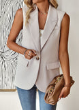 Dili Suit Jacket Woman 2025 Spring And Summer Loose Temperament Commute Sleeveless Suit Vest