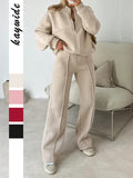 Dili Sports Wind Long-Sleeved Jacket Solid Color Long Pants Set Women's 2025 Autumn And Winter