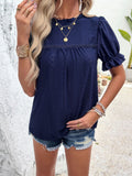 Dili Leisure Vacation Short Sleeve T-Shirt T-Shirt Shirt Women's Winter 2025
