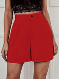 Summer New Women's Wide Legs Comfortable Leisure High-Waist High-Waisted Five-Point Shorts Women's Pants