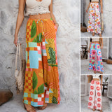 Dili Women's Clothing 2025 Spring And Summer Bominigian Cotton Prints Casual Trousers