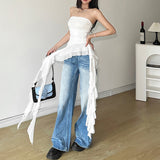 Spring 2025 New Women's Clothing Solid Color Repair Street Fashion Wordless Folding Top 68HZ
