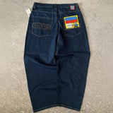 Trendy Embroidered Jeans Men's High Street Design Skateboard Pants Loose Set Thin Straight Pants Tide 68HZ