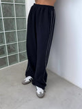 Women's Street Style Loose Casual Trousers Fashion Loose Waist Trousers 68HZ