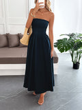Dili Casual Vacation Braid Waist Dress Dress Women's 2025 Autumn And Winter Independent