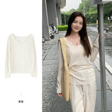 Pure Cotton Short-Sleeved Horizontal Streak T-Shirt Women's Summer 2025 New Loose Half-Sleeved Sympathize Casual Bottoming Shoulder Coat
