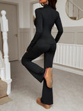 Dili Y2K Sports Zipper T-Shirt Yoga Pants Set Women's Clothing 2025 Autumn And Winter