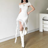 2025 Spring New Women's Clothing Pure Color Repair Height Waist Fashion Collar Tsets Dress Women 68HZ