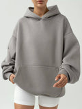 2025 New Women's Long-Sleeved Hooded Hoodie Cover Loose Casual Top Women 68HZ