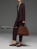 Spring Suit Anola Red Jane Elegant Uncollarless Cone Suit Inner Suit Suit