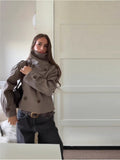 - Spring And Autumn Commuter Collar Buckle Short-Sized Coat Small Children's Style