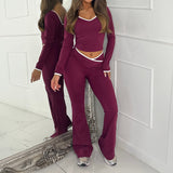 Dili Y2K Sports T-Shirt Yoga Trousers Women's Suit 2025 Autumn And Winter