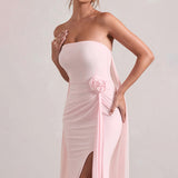 Autumn And Winter 2025 New Long Dress Temperament Sleeveless Shoulder-Fork Dress Tail Dress